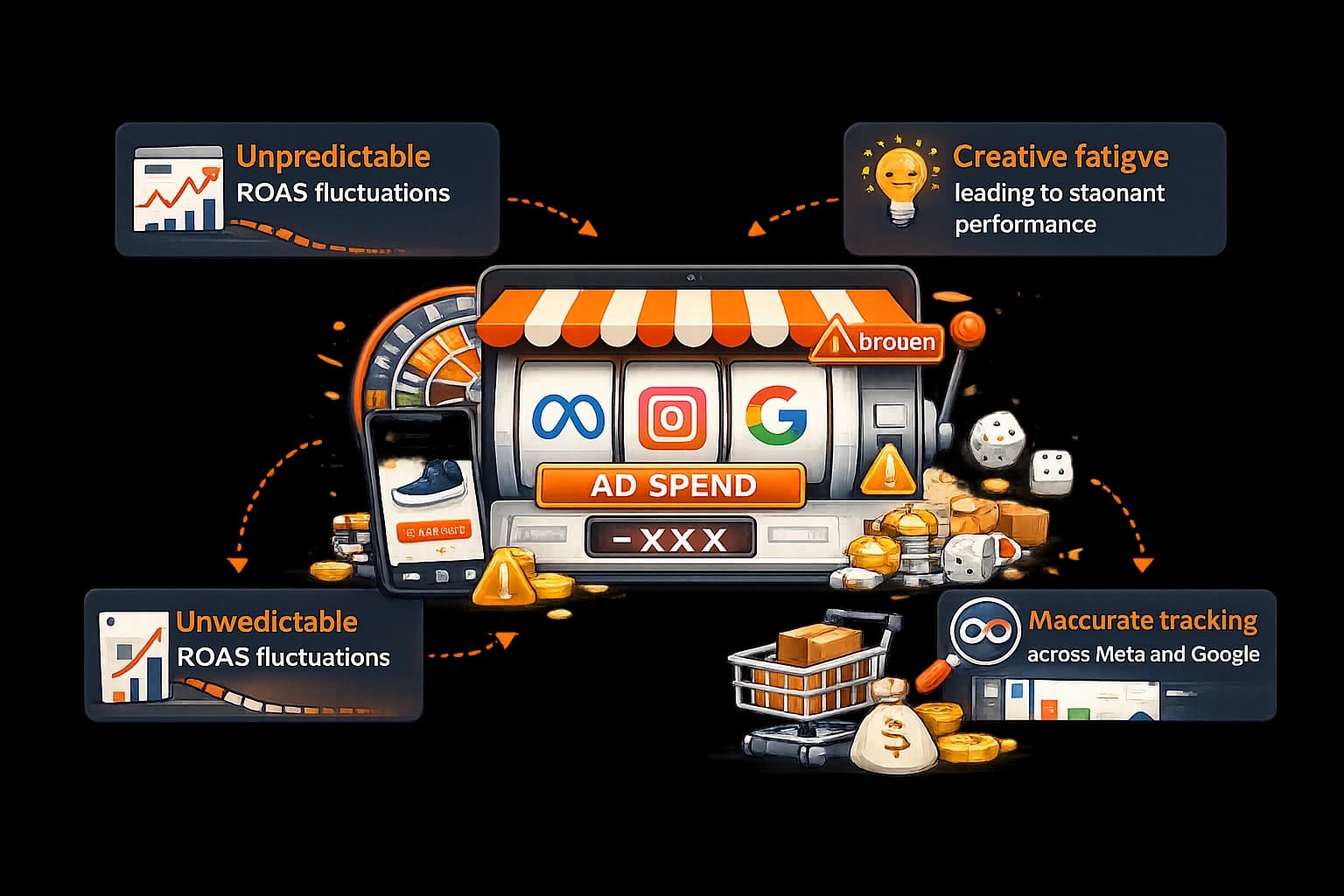 Your ads are spending. Your margins aren't growing. Here's why. - D2C Business Challenge